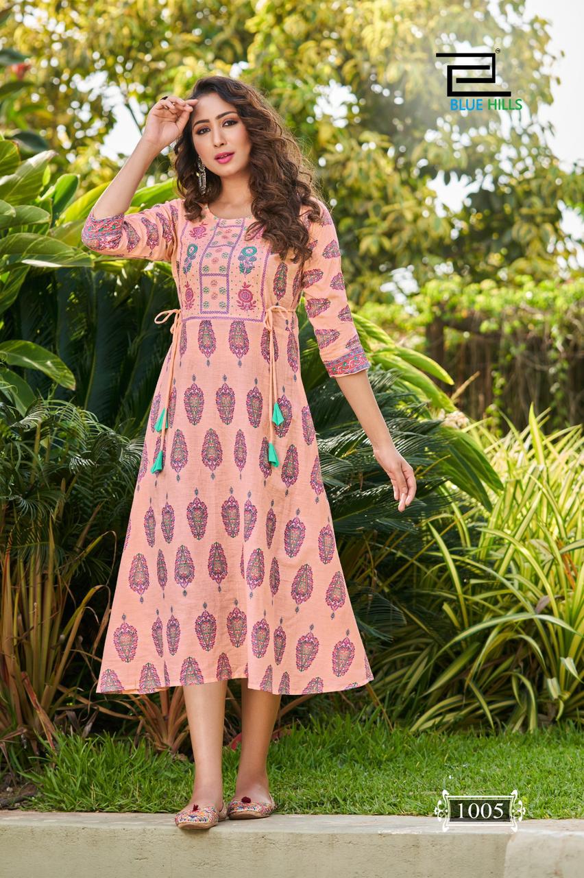 Spicy Vol 1 By Blue Hills Designer Kurti Catalog